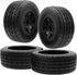 4-Pack RC Short Course Truck Wheels & Tires with Foam Inserts, Compatible with Losi Tenacity Traxxas Slash Arrma HPI
