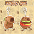 2 Pcs Capybara Plush Keychain Toy, Capybara Stuffed Animals, 7.3 Inch Capybara Plush Toy, Capybara Pendant for Backpack Birthday Gift