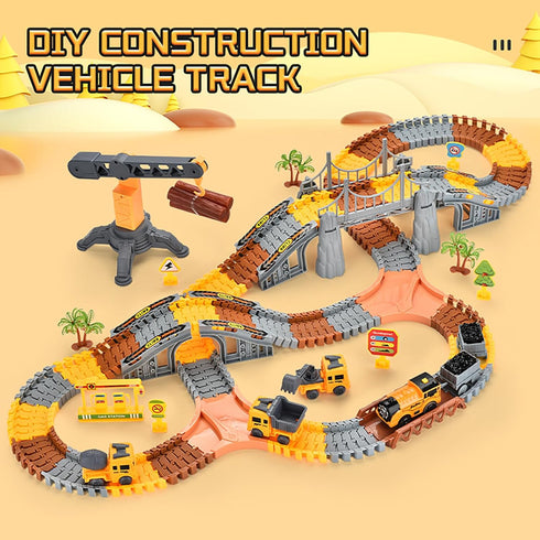 281 3 4 5 6 7 8 9 4 4-6, 3-5, SetKids PCS Race Tracks Construction Toys for Year Old Boys Girls, PCS Truck Car, Tower