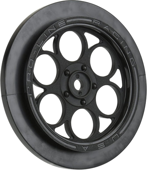 Pro-line Racing Showtime Front Runner 2.2/2.7 Blk FRNT Drag Wheels, PRO280303 RC Tire