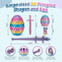 NIUCOO 12" 3D 3D 3D Printed Dragon Egg, Articulated Printer Crystal Egg with Dragons Inside Toy, Surprise Printed