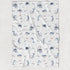 Stork Wares 30x40inch BB349 Under The Sea Personalized Unisex Baby Swaddle Blanket White