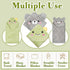 Anforlin 2-Pack 31.5 31.5 inch 0-4 Hooded Baby Towels, Baby Towels * Ultra Absorbent Soft Thick Baby Bath Essentials
