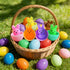 24 Pack Prefilled Easter Eggs with Bunny Mochi Squishy Toys, Filled Easter Eggs for Kids, Easter Basket Stuffers