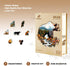 175pcs 11.4 11.5in Wooden Puzzles for Adults - Bear and Nature Wooden Jigsaw Puzzle - Unique Animal Shaped Wood Puzzles