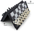 DINOBROS Magnetic Travel Chess Set, Folding Board Portable Chess Board Games Gift for Kids and Adults