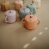 Mushie Spill Proof Snack Cup - Toddler Food Container in Powder Pink Confetti