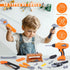 Set,MAGIC4U 52PCS Set 3-8 Kids Tool Toddler Tool with Electric Drill Toy & Kids Tape Measure, Pretend Play Construction