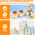 LUDILO 6-12 6 7 8 9 10 12 18 6-12-18 Tummy 1 Infant Baby Toys Months: Musical Crawling Duck Toy Must Have Month Old