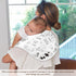 WELLDAY Set 1, 22 11 Inch Muslin Baby Burp Cloths of Soft Absorbent Farm Animals Muslin Washcloths, Bibs, Face Towel