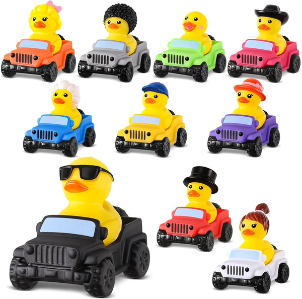 60 Pcs Rubber Ducks for Jeeps, 30 Ducks 2.8 Inch Assortment with