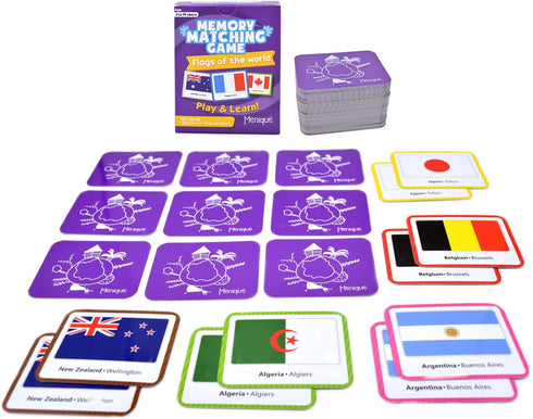 Flags of The World Memory Matching Game by Menique