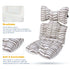 Baby Stroller Seat Liner, Toddler Cushion Pad, Soft 3D Air Mesh Cooling Seat Liners for Infant, Gray White Geometry