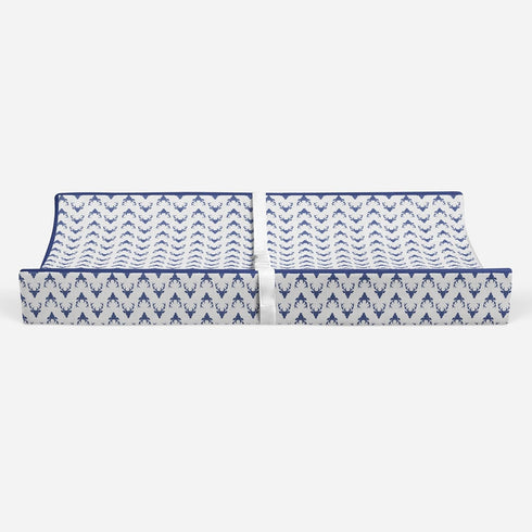 Navy Tribal/Aztec Quilted Changing Pad Cover