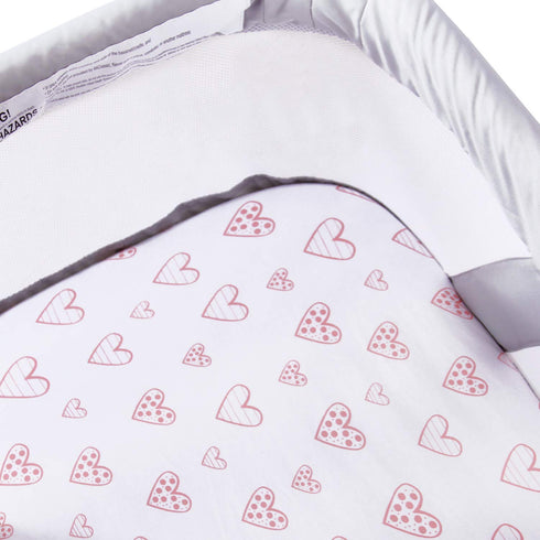 Bassinet Sheets 100% Jersey Knit Cotton Fitted for BIERUM Baby Bassinet and Mika Micky Bedside Sleeper, 2 Pack