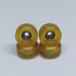 75D Urethane Pro Fingerboard Wheels, Clear Amber Bearing Wheel, Handmade Polyurethane-Ultra Spin Bearings - 7.8 * 4.8mm