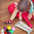 40 Pcs Plastic Egg Shakers Set - Colorful Percussion Musical Egg Maracas for Kids Music Learning & DIY Painting