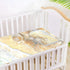 SyXIOP 28" 52" Shells Lying on The Sandy Beach Cooling Baby Waterproof Crib Mattress pad x Reusable Crib Padding