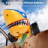 2.4Ghz 3 4 5 6 suangrc RC Shark Car Toy for Kids, Remote Control Shark with Swinging Tail, Shark Toy with LED Lights