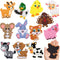 YUJUN 12PCS Fridge Magnets for Kids,Cute Vivid Farm Animals Refrigerator Magnets Toys for