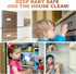 TenLaitech 6-Pack Cabinet Locks Baby Proofing - Child Proof Drawer Locks| Child Safety Lock for cabinets Drawers Fridge