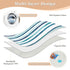 siphylline 52" 34" Watercolor Stripes Extra Large Resuable Changing Pad Covers Highly Absorbent Diaper Changing Mat