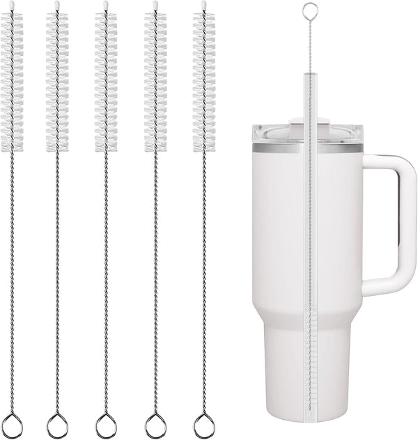 KEUYE Stanley Straw Cleaner Brush, Reusable Extra Long for 40/30/20 oz Stanley Mug,