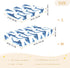 Mazeann 52" 28" 9" Ocean Whale Sharks White Crib Sheets Soft Breathable Fitted Cotton Baby Crib Sheets Mattress Cover