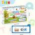 30 3-8 Word Family Build Book, Read and Rhyme Flip Activity Book, ABC Vocabulary Flash Cards CVC Words Reading Games