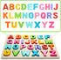 JOLSNAF Set Wooden Puzzles for Toddlers, ABC Alphabet Puzzle, Learning Toys, Preschool Learning Activities, Preschool