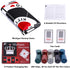 23.6 Inches Rummy, Poker,200 Pokers,2 Cards,1 HOROW Tripoley Game Tripoli Board Game Anti-Slip Mat,Combination