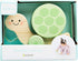 12m+ Pearhead Wooden Turtle Push and Pull Toy, Montessori Shake and Rattle Shell, Baby Walking and Gross Motor