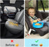 (2, Car Seat Snack Tray for Kids: Kids Car Travel Tray with Cup Holder, Toddlers Road Trip Essential, Snacks Food Plate