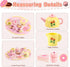 Sets 3-5, Set 4-6, Set 3-6 Wooden Tea for Toddlers Tea Party for Little Girls Toddler Tea with Teacups, Dessert Food