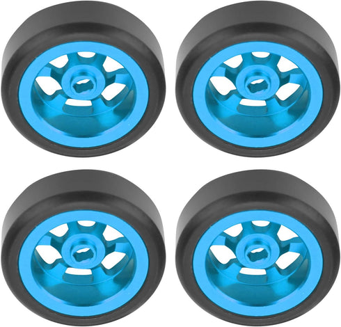 VGEBY 4pcs RC Drift Tire, RC Wheel Rim Tire Modification Parts for Wltoys K969 K989 P929 1/28 RC Mini Z Wheels