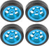 VGEBY 4pcs RC Drift Tire, RC Wheel Rim Tire Modification Parts for Wltoys K969 K989 P929 1/28 RC Mini Z Wheels