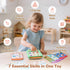 156 40+ 600+ 100+ 2-6 JoyCat Kids Learning Tablet, Phonics Talking Flash Cards, Learn to Read with Pages, Themes