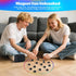 80 Magnetic Chess Game with Travel-Stones, Magnet Game,Magnet Rocks Desk Stress Relief Toy and Fidget Toys