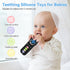 3-6-12 0-24 MISSLILI Teething Toy for Babies Months, Silicone Baby Rattles Teether, Teething Relief Infant Toddles TV