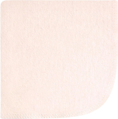 12 Pack, Hudson Baby Unisex Baby Flannel Cotton Washcloths, Pink Dainty Floral One Size