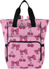 SUABO Powder-colored Butterfly Silk Pattern Baby Diaper Bag Backpack Large Bag Waterproof Travel