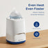 Warmer,10-in-1 Bc Babycare Bottle Fast Baby Milk Warmer with Smart Temperature Control, Rotating Heating, Bottle