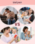 8 Pack, 8PB25 babygoal Baby Pacifier Clips Pacifier Holder Clips Fits for Most Pacifier and Binkies-Neutral Color
