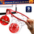 Mini Indoor Basketball Hoop for Door, Over Door Hoop with Large 9 Inch Dunk Rim and 4 Mini Basketballs