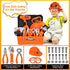 Set 48PCS 3+ Realistic Kids Drill Tool with Tools & Sound Effects, Portable Construction Toy for Toddlers Ages