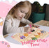 Montessori Magnetic Color and Number Maze - Wooden Magnet Balls Puzzles for 2-5 Years Old Girls, Toddler Busy Board