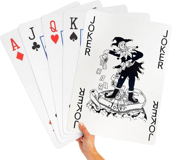 SeptCity Jumbo Playing Cards, Super Big Giant Game Theme Full Deck Huge