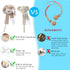 Pacifier Clip - 2 Pack Baby Holder for Boys and Girls, Fits Many Pacifiers & Teething Toys, Ideal Baby Gift