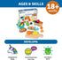 Learning Resources New Sprouts Farm-to-Table Fresh Market - Pretend Play Food for Kids, Grocery and Kitchen Play Toys