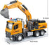TAKGUD 3-5 10.2" Set, Excavator Toy for Boys Year Old, Digger with Lights and Sounds, Construction Site Play Excavator